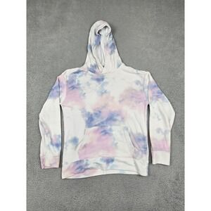Hollister Hoodie Mens Small‎ Pastel Tie Dye Pullover Kangaroo Pocket Logo Soft